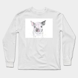 Piglet portrait. Long Sleeve T-Shirt